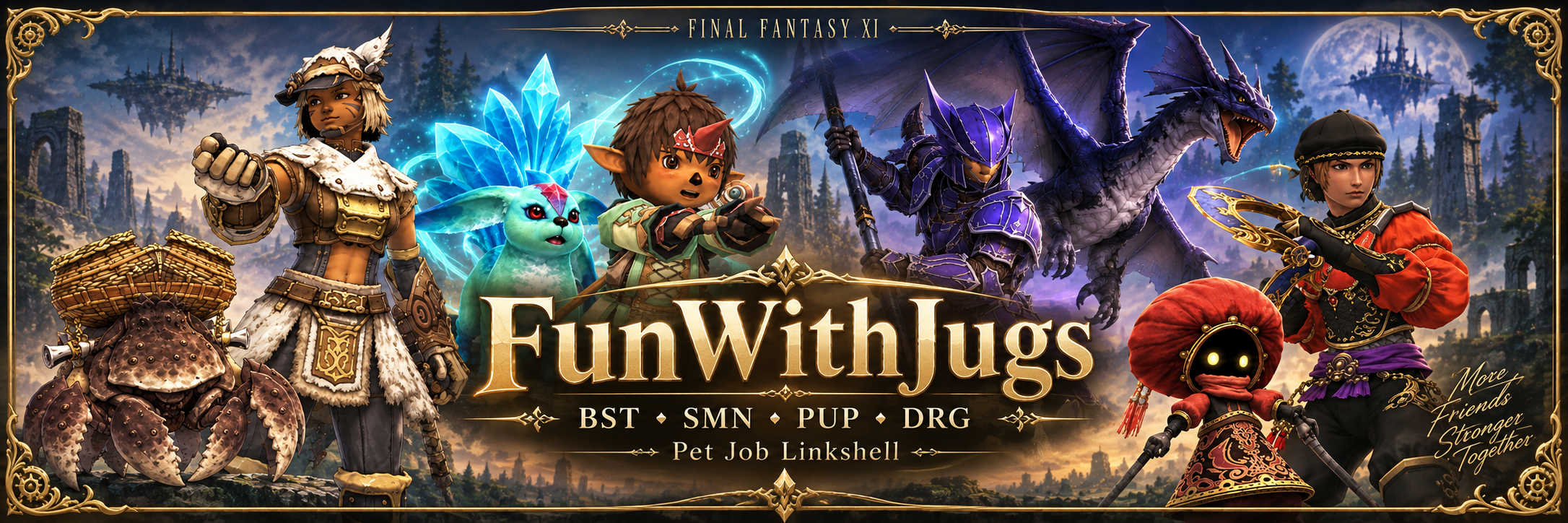 FunWithJugs — BST, SMN, PUP, DRG Pet Job Linkshell